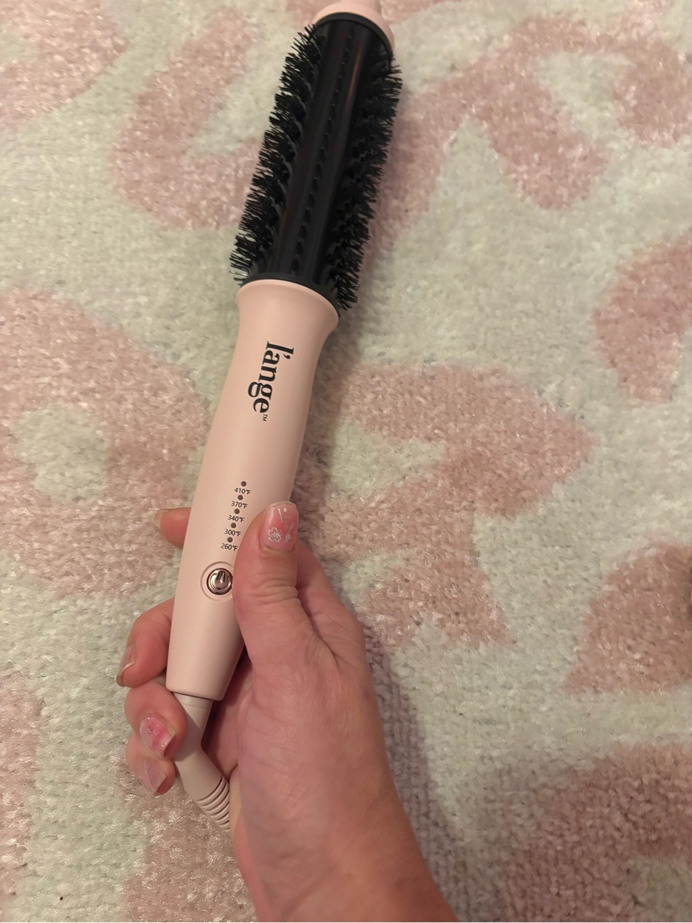 L’ANGE Le Volume 2-in-1 Titanium Blow Dryer Brush Blush Pink NEW SEE DESCRIPTION